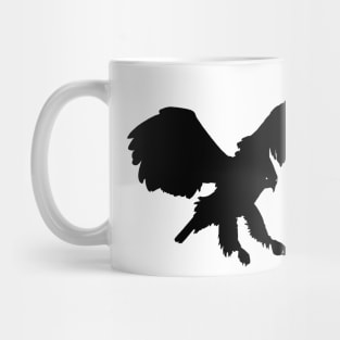 Eagle Black Silhouette Pet Animal Cool Style Mug